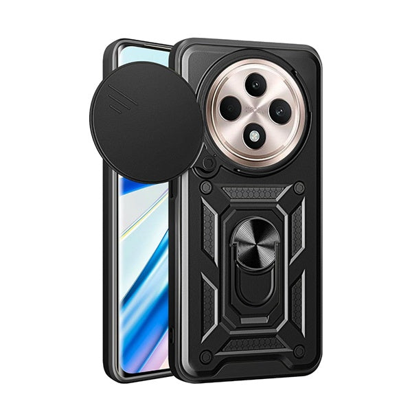 Capa Magnetic Slide Window Phonecare Para Oppo Reno12 F 5G - Preto