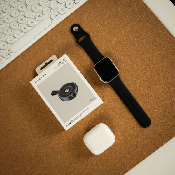 Carregador Magnetic Portátil Watkey Lekus Para Apple Watch - 38mm - Branco