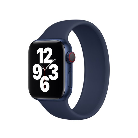 Bracelete Solo SiliconSense para Apple Watch Series 3 - 42mm (Pulso:150-164mm) - Azul Escuro