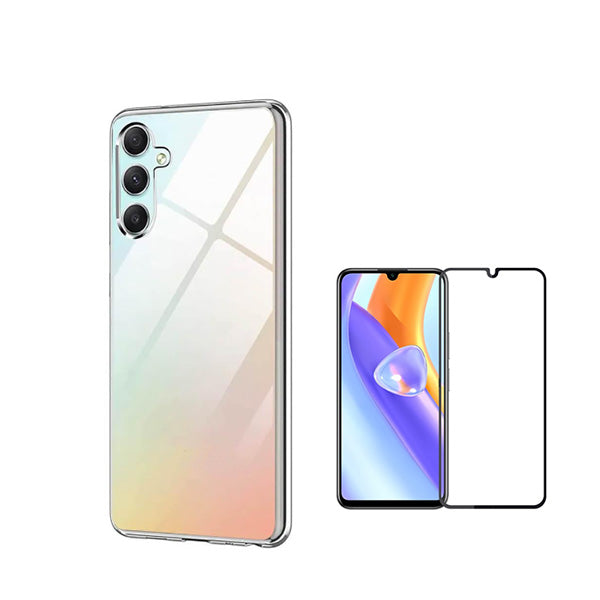 Kit Capa SuperProtect Anti-Shock + Vidro Premium Full Cover para Samsung Galaxy A25 5G - Transparente