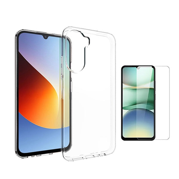 Kit Capa Superprotect Anti-Shock + Película de Vidro Clearglass PHONECARE Para Xiaomi Redmi A7 Pro - Transparente