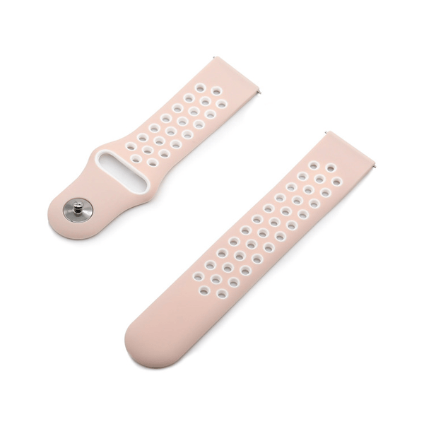 Bracelete SportyStyle para Amazfit GTR 3 Pro - Rosa / Branco