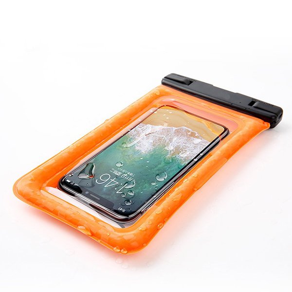 Bolsa Flutuante WaterprofFloating IPX8 - 6"(Altura:210mm x Comp:110mm) para Vivo - Laranja