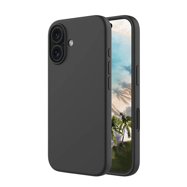 Kit Vidro Temperado + Capa Silicone Líquido + Suporte Magnético PHONECARE Para Apple iPhone 17 - Preto