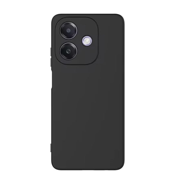 Capa Silicone Líquido Para Oppo A3x 4G - Preto
