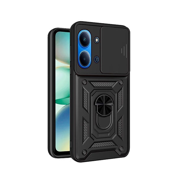 Capa Magnetic Slide Window PHONECARE Para Xiaomi Poco C85 - Preto