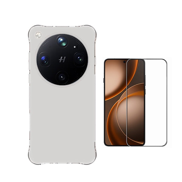 Kit Capa Superprotect Anti-Shock + Vidro Temperado PHONECARE Para Oppo Find X9 Ultra - Transparente