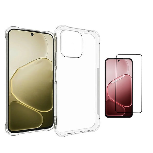 Kit Capa Superprotect Anti-Shock + Vidro Temperado PHONECARE Para Oppo A6 4G - Transparente