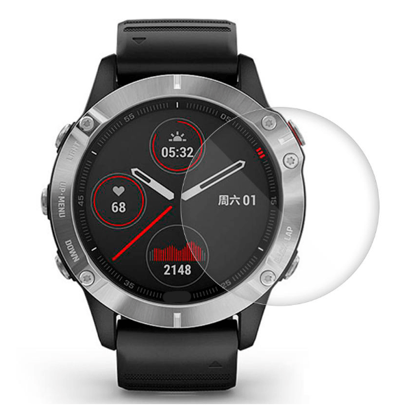 Película Protectora de Ecrã Vidro Temperado SmartWatch para Garmin Fenix 7X - Solar Edition 51mm