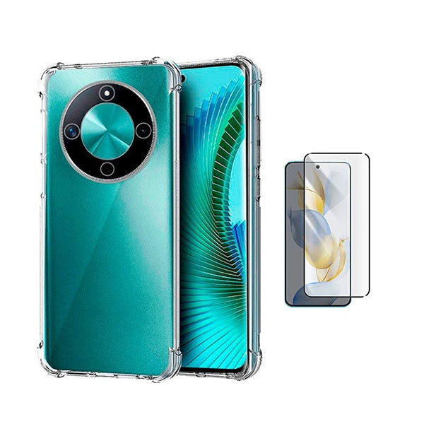Kit Capa Superprotect Anti-Shock + Vidro Temperado PHONECARE Para Honor X9d - Transparente