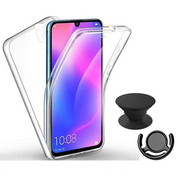 Kit Película 5d Anti-Spy + Capa Magnetic Military Defender Slide Window Anti-Impacto + Suporte Magnético de Carro para Apple iPhone 16 Pro Max - Preto
