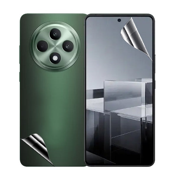 Kit Película Hydrogel Full Cover Frente e Verso para Oppo Reno12 FS 4G - Transparente