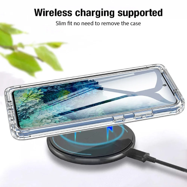 Kit Capa 360° Impact Protection + 1 Gripholder + 1 Suporte PHONECARE Para Xiaomi Poco X7 - Transparente/Branco