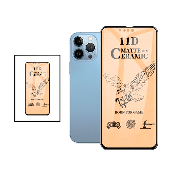 Kit 2 Vidros Temperados CeramicGlass Full Cover para Apple iPhone 13