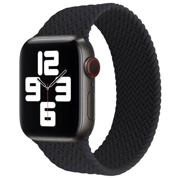 Bracelete Braided Solo NylonSense para Apple Watch Series SE - 40mm (Pulso:152-165mm) - Preto