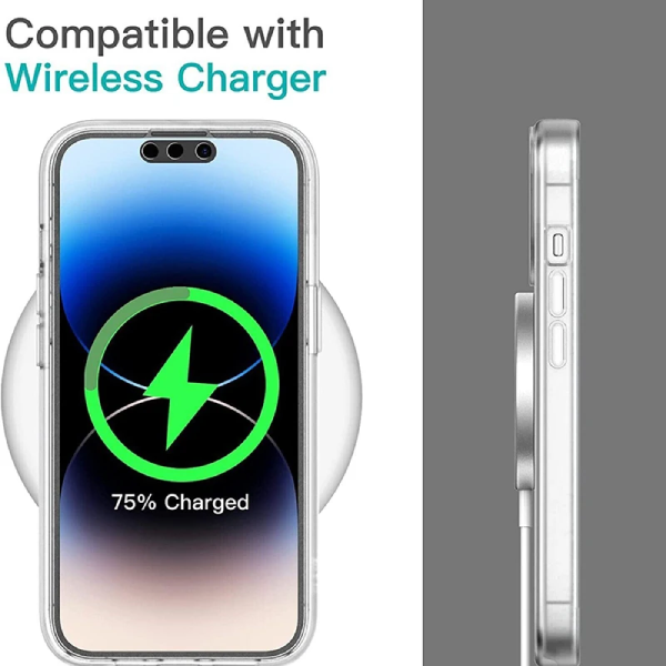 Kit Capa 360° Impact Protection + 1 Gripholder + 1 Suporte PHONECARE Para Apple iPhone 17 - Transparente/Branco
