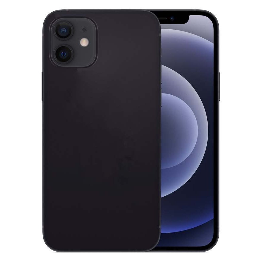 Capa Silicone Líquido para Apple iPhone 12 Mini - Preto