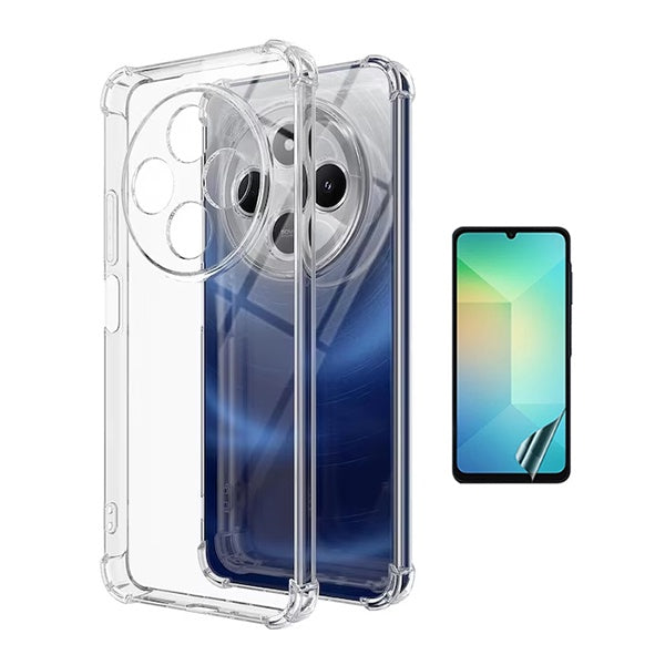 Kit Capa Superprotect Anti-Shock + Pelicula Hydrogel Frente Phonecare Para Xiaomi Redmi A4 - Transparente