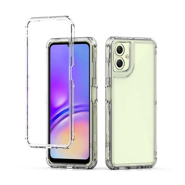 Kit Capa 360° Impact Protection + 1 Gripholder + 1 Suporte PHONECARE Para Samsung Galaxy A07 - Transparente/Branco