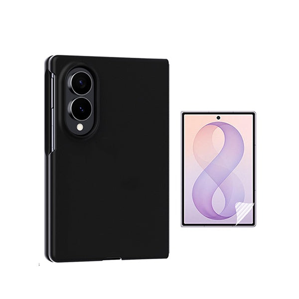 Kit Película Hydrogel Frente + Capa Silicone Líquido PHONECARE Para Samsung Galaxy Z Fold8 - Preto