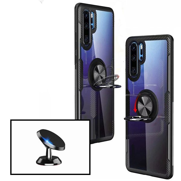 Kit Suporte Magnético de Carro + capa case 3X1 Clear Armor para Xiaomi Redmi 10X 4G