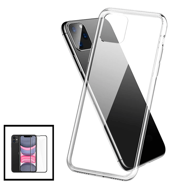 Kit Capa SuperProtect Anti-Shock + Vidro Premium Full Cover para Apple iPhone 13 Mini