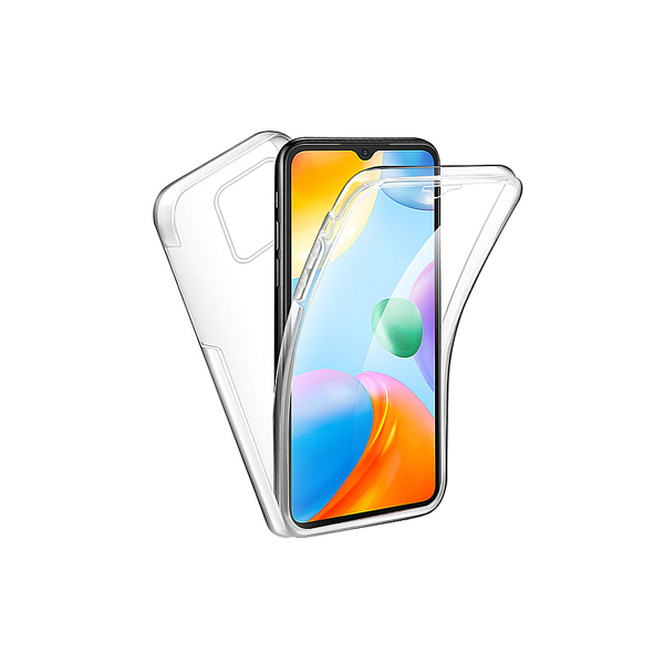 Capa 3x1 360° Impact Protection para Xiaomi Redmi 12C - Transparente
