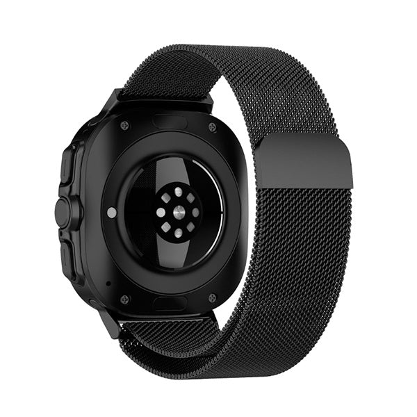 Bracelete Milanese Loop Fecho Magnético PHONECARE Para Samsung Galaxy Watch8 44mm Bluetooth - Preto