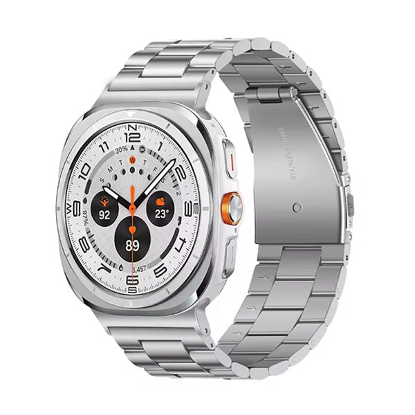 Bracelete Aço Stainless Lux + Ferramenta PHONECARE Para Samsung Galaxy Watch Ultra2  - Cinza
