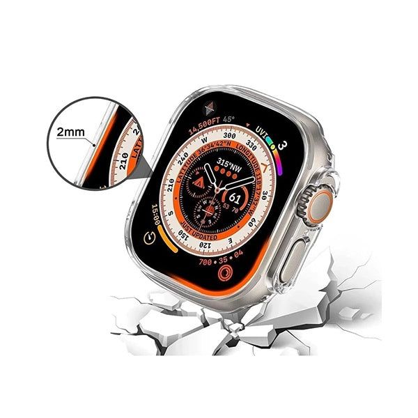 Capa 360° Impact Protection PHONECARE Para Apple Watch Ultra 3 - Transparente