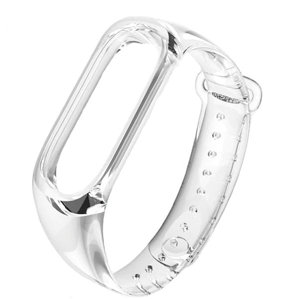Bracelete SmoothSilicone para Xiaomi Mi Band 5 - Transparente
