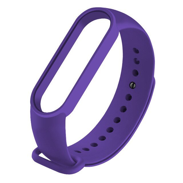 Bracelete SmoothSilicone para Xiaomi Mi Band 5 - Roxo