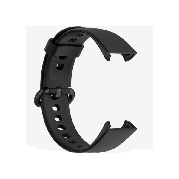 Bracelete SmoothSilicone Com Fivela para Xiaomi Mi Watch Lite - Preto