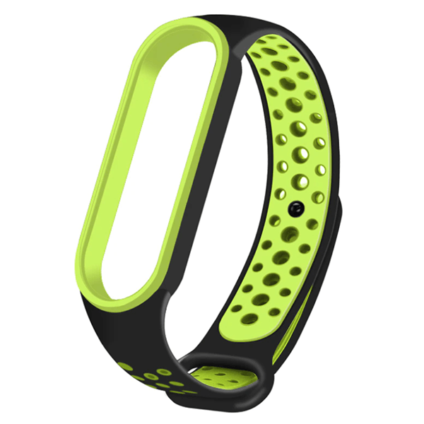 Bracelete SportyStyle para Xiaomi Mi Band 6 / Mi Smart Band 6 - Preto / Verde