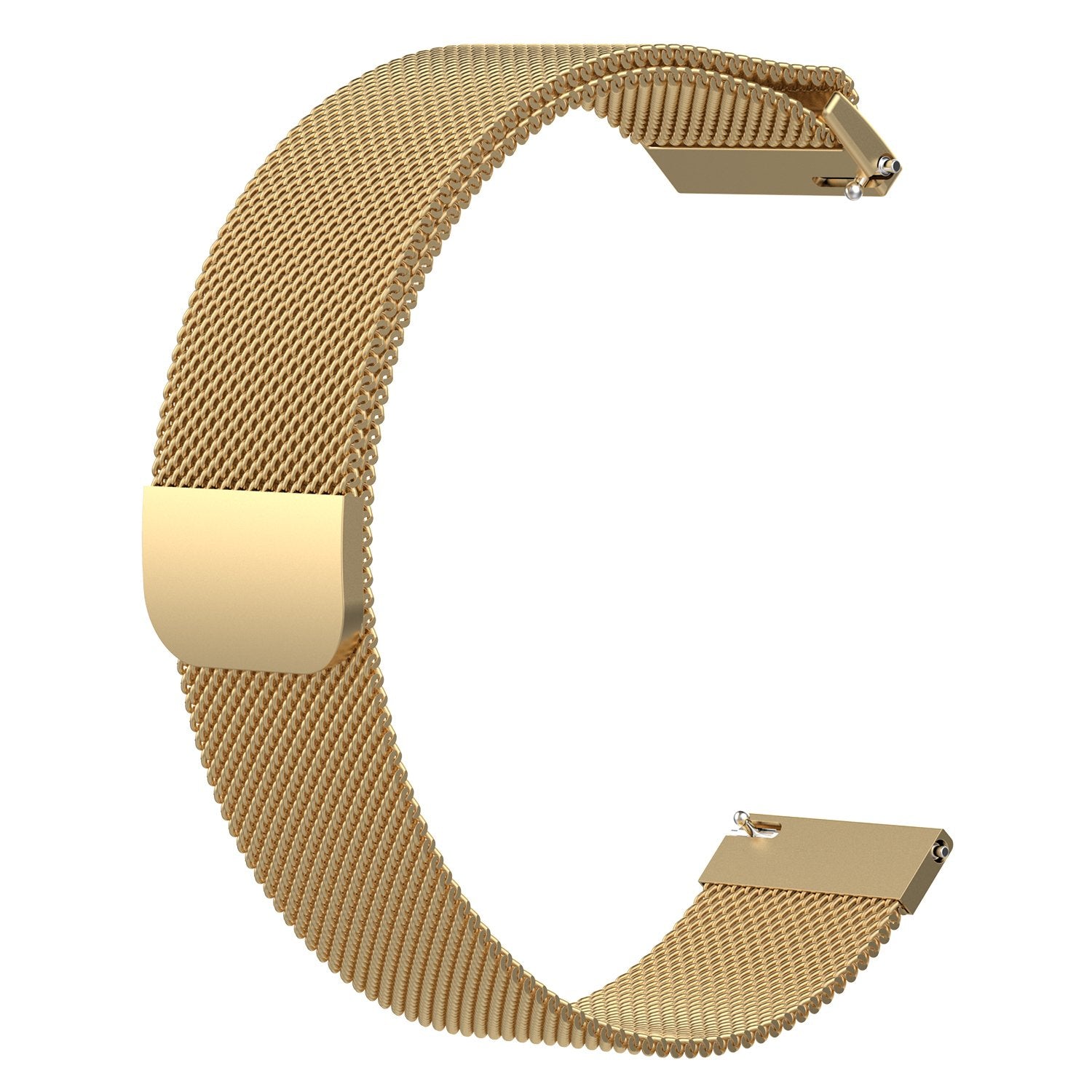Bracelete Milanese Loop Fecho Magnético PHONECARE Para Honor Watch 6 Plus - Ouro