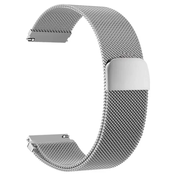 Bracelete Milanese Loop Fecho Magnético PHONECARE Para Garmin Venu 4 - 45 mm - Cinza