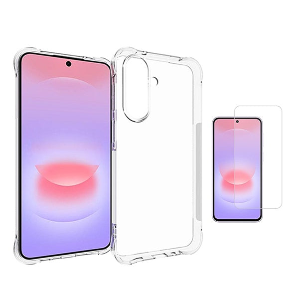 Kit Capa Superprotect Anti-Shock + Película de Vidro Clearglass PHONECARE Para Samsung Galaxy A27 - Transparente