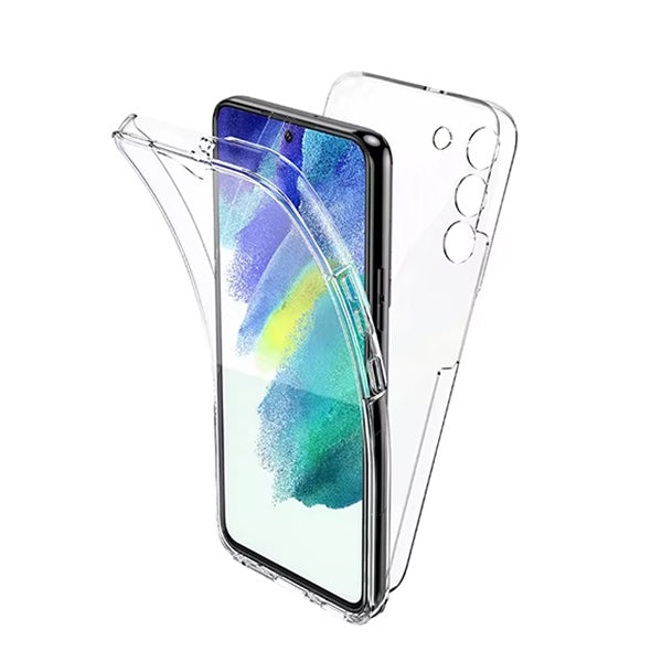 Kit Capa 360° Impact Protection + 1 Gripholder + 1 Suporte PHONECARE Para Oppo A5 5G - Transparente/Preto