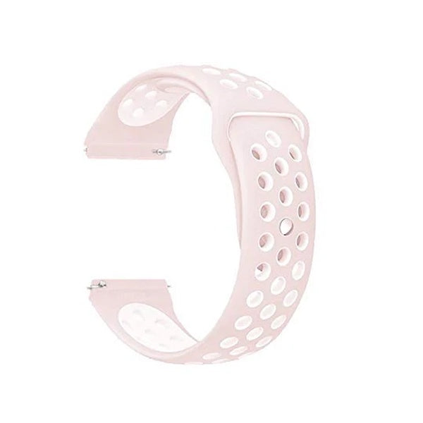 Bracelete Sportystyle PHONECARE Para Huawei Watch GT Runner 2 - Rosa / Branco