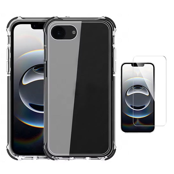 Kit Capa Superprotect Anti-Shock + Película de Vidro Clearglass PHONECARE Para Apple iPhone 17e - Transparente