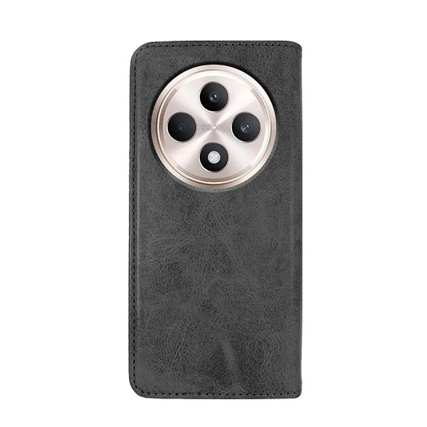 Capa Magneticflipwallet Para Oppo Reno12 F 4G - Preto