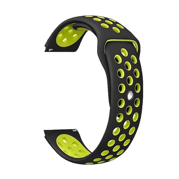 Bracelete Sportystyle PHONECARE Para Honor Watch 5 Pro - Preto / Verde
