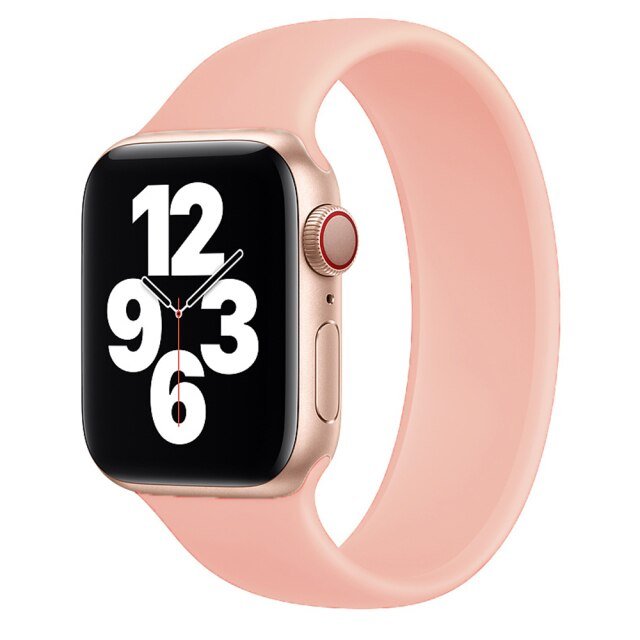 Bracelete Solo SiliconSense para Apple Watch Series SE - 44mm (Pulso:177-190mm) - Rosa