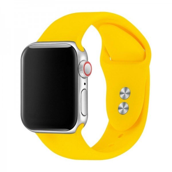 Bracelete Smoothsilicone PHONECARE Para Apple Watch Ultra 4 - Amarelo