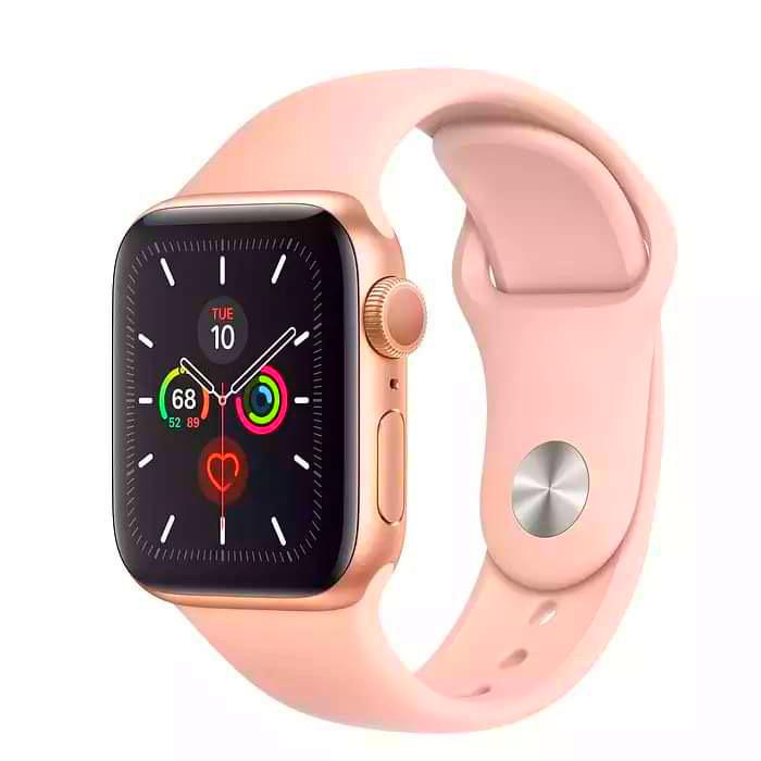 Bracelete SmoothSilicone para Apple Watch Series SE - 44mm - Rosa Salmão