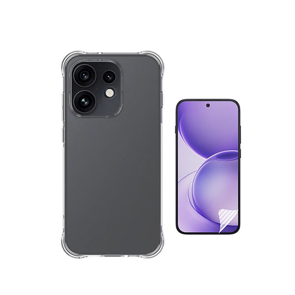 Kit Capa Superprotect Anti-Shock + Pelicula Hydrogel Frente PHONECARE Para Oppo Reno16 - Transparente