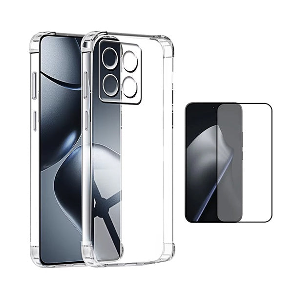 Kit Capa Superprotect Anti-Shock + Vidro Temperado PHONECARE Para Xiaomi 17 5G - Transparente