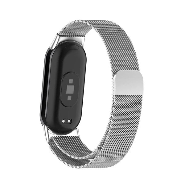 Bracelete Milanese Loop Fecho Magnético PHONECARE Para Xiaomi Mi Band 10 - Cinza