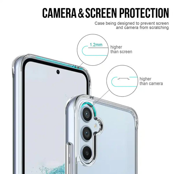 Kit Capa Superprotect Anti-Shock + Película de Vidro Anti-Spy PHONECARE Para Samsung Galaxy A17 5G - Transparente