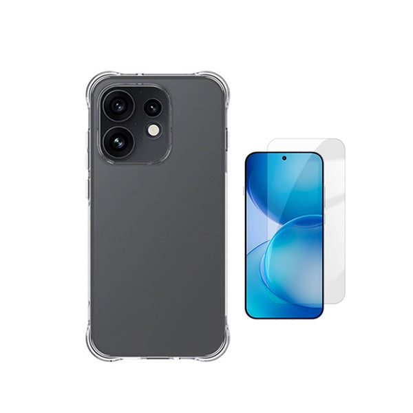 Kit Capa Superprotect Anti-Shock + Película de Vidro Clearglass PHONECARE Para Oppo Reno16 - Transparente
